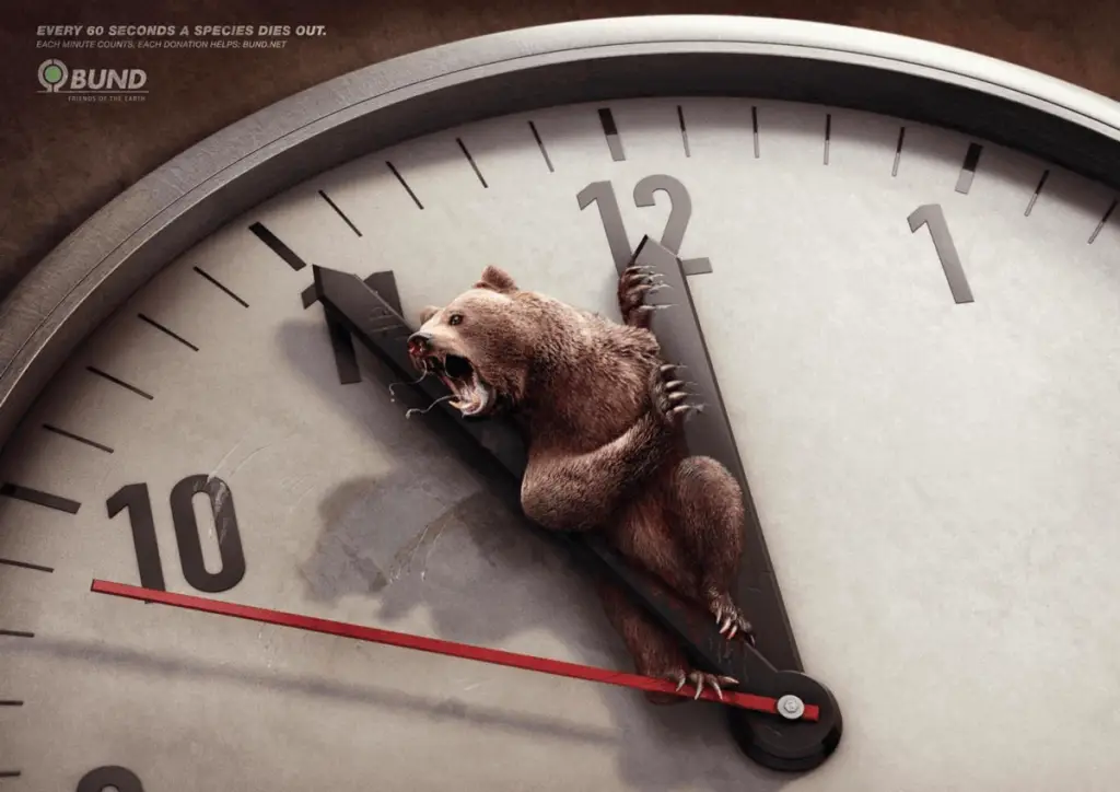 Image marketing protection animaux en voie de disparition