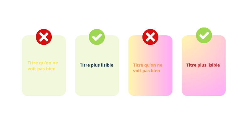 Visuels Instagram créer du contraste